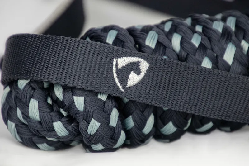 Hy Equestrian Synergy Head Collar and Lead Rope - Navy/Silver-2